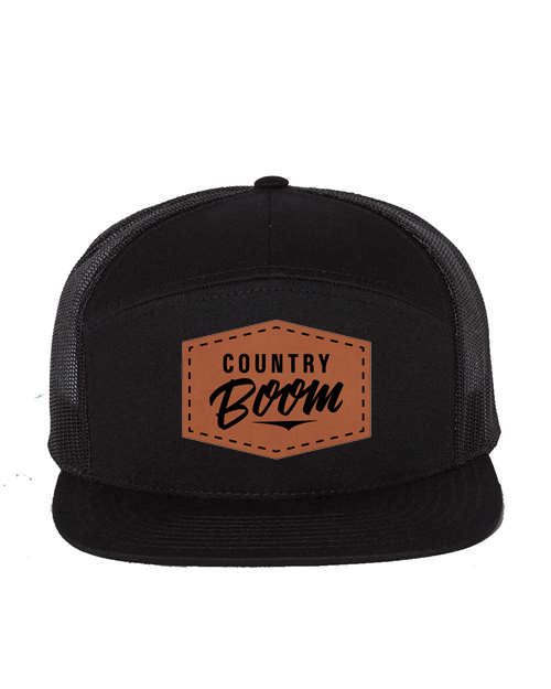 2426-23 CB Patch Flat Bill Snapback Trucker Cap